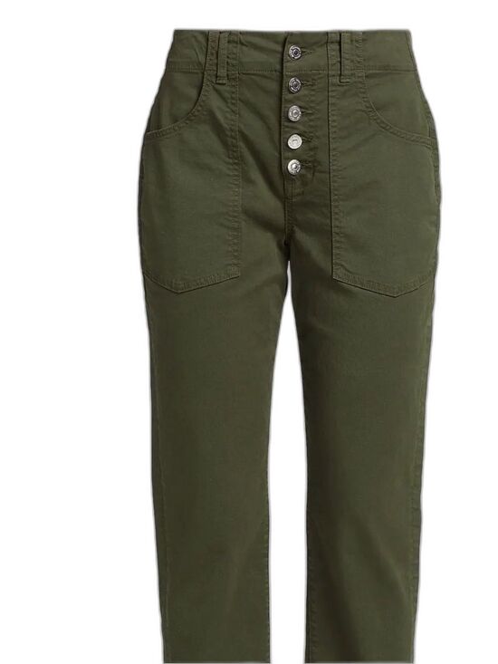 Veronica Beard Pants - Veronica Beard Arya Cargo Straight-Leg Pants Women's Size 24 Army Green